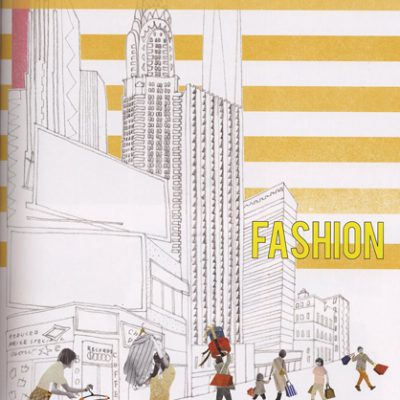 ニューヨークの街のファッションの建物