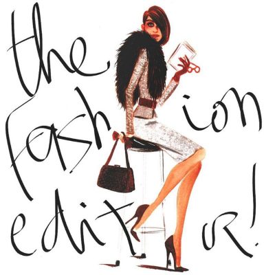 illustration izak portrait fashion editor