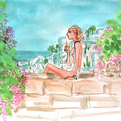 illustration izak soda summer