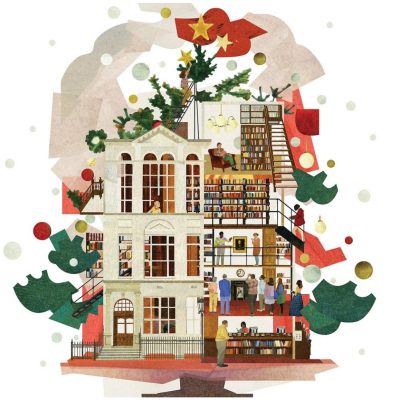 ロンドンライブラリー用のクリスマスカード