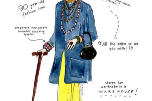 ファッションアイコンのアイリス・アップフェル