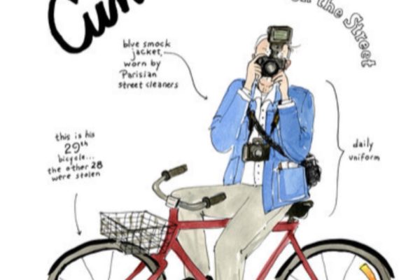 ニューヨークを自転車で走り回る有名な写真家のビル・カニンガム