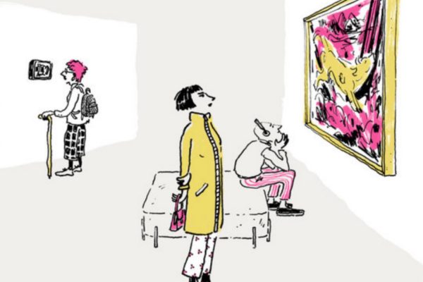 グッゲンハイム美術館の絵画の展示室