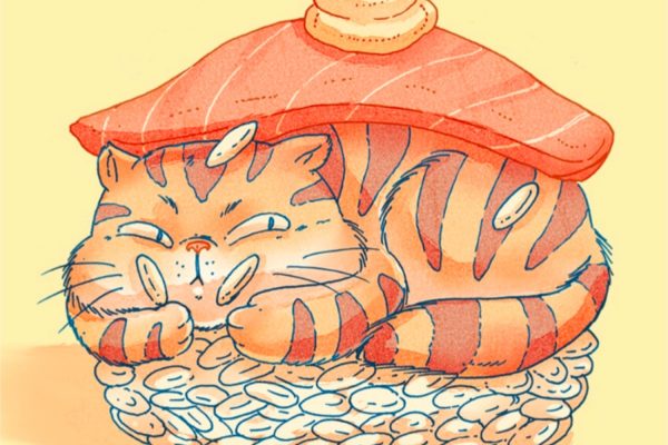 Nigiri Sushi Cat