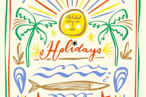 Pattern_ l’été, les Vacances, le bord de mer