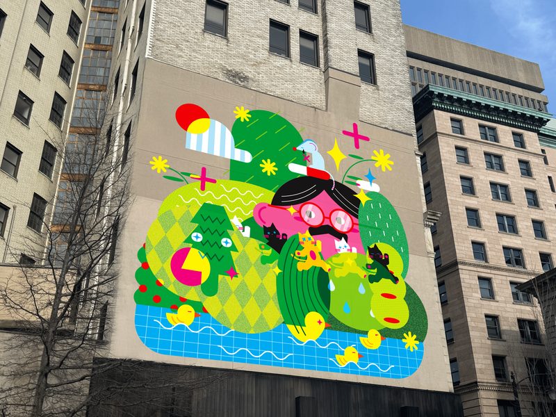 色鮮やかなデザインもキャラクター