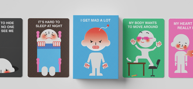 子供のメンタルヘルスをテーマにしたデザイン