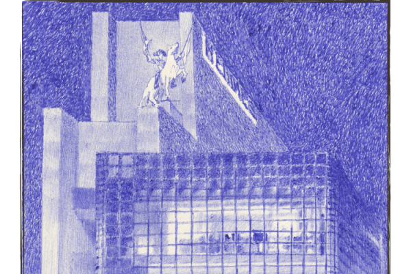 単色　デッサン 銀座のエルメスビル