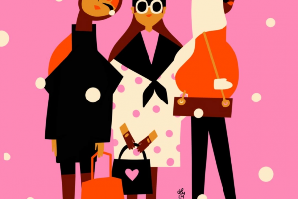 Folder highlights Product imagery displays bath bombs and candles for "Coastal Christmas," "Sugar Plum Ferry," and "Yuletide Glow" collections.