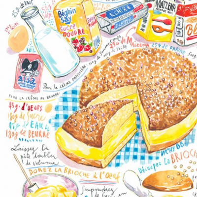 ふわふわのシフォンケーキとタルト