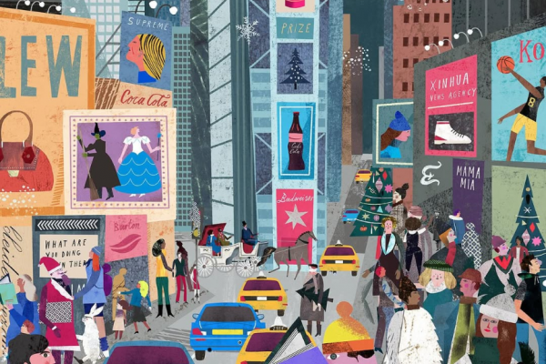 冬のニューヨークスクエア