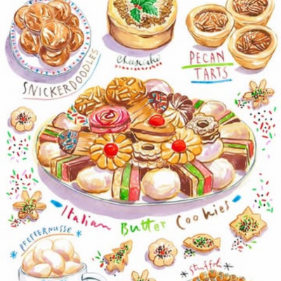 イタリアのバタークッキー