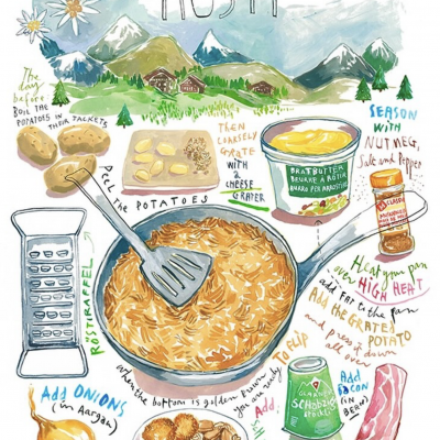 スイスのジャガイモを使った伝統料理