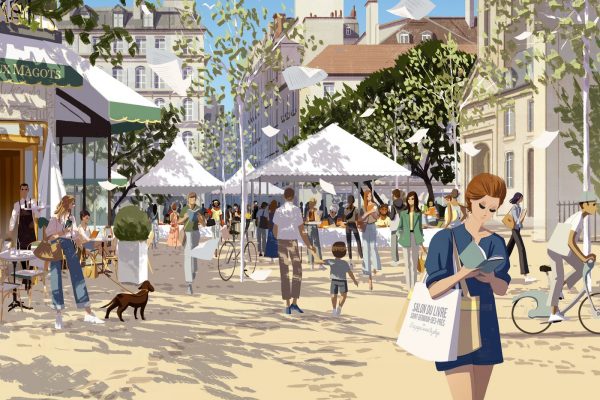 Affiche Salon Le livre de Saint-Germain-des-Prés