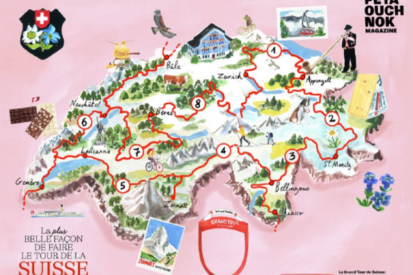 map of suisse
